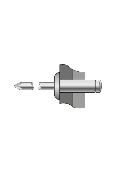 BRALO Set 500 x Pop-nituri Cap Bombat Inox A2inox A2-4 x 8