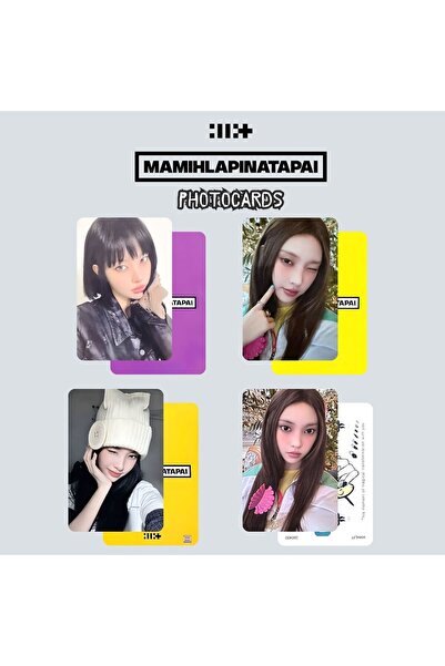 Kpop Dünyasi ILLIT Yunah '' MAMIHLAPINATAPAI '' Photocards Set