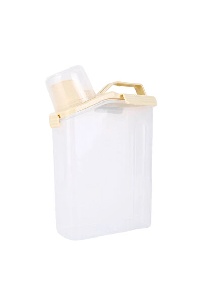 ONMART Plastic Deep Storage Container - 3 L Transparent/White