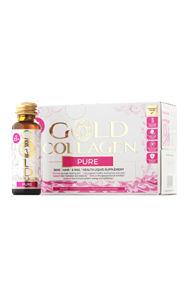 Gold Colla Supliment lichid cu colagen marin hidrolizat, Gold Collagen, Pure ...