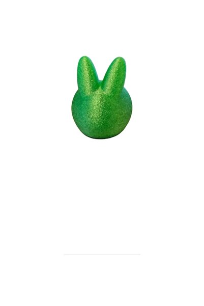 OEM Candle holder in the shape of a rabbit, green