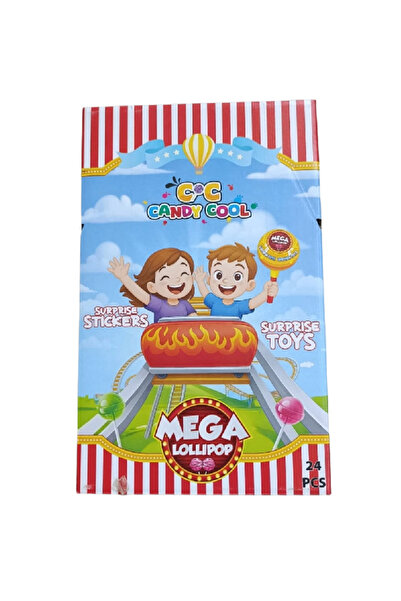 Bobbo Candy Mega Lolipop 24 Adet