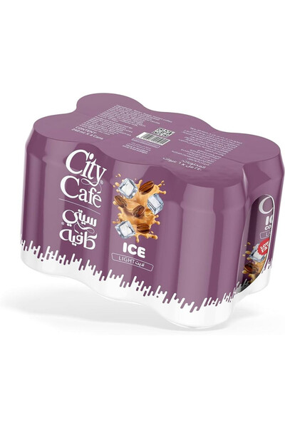 City Cafe قهوة سيتي كافيه المثلجة الخفيفة 6 × 240 مل