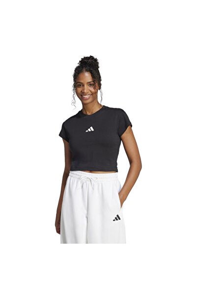 adidas Femei& # x27;s Future Icons Tricou Scurtat cu Logo Mic S