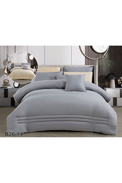 SFT Nefren Summer Soft Plain Double Sided Microfiber Bedspread 230X250