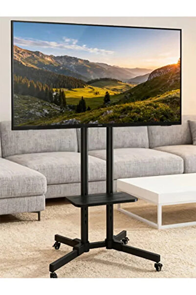 VOGMAX Mobile TV Stand for 32- to 70-inch TVs Casters with Lock Notebook/Vide...