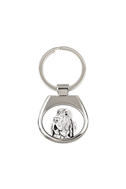 Art - Dog Bloodhound - breloc cu un câine, breloc cu o imprimare, pandantiv p...