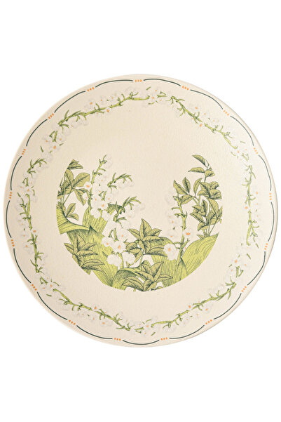Generic Happy Lily of the Valley 8.5-inch Shallow Plate