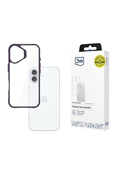 3MK Apple iPhone 16 - Husă Satin Armor+ Mov