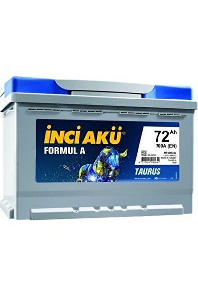 İnci Akü 12v 72 Amper Akü , 72 Ah Akü