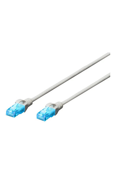Digitus DK-1512-030/WH Cablu patch cord UTP, CAT.5E, alb, 3.0m, 15 LGW
