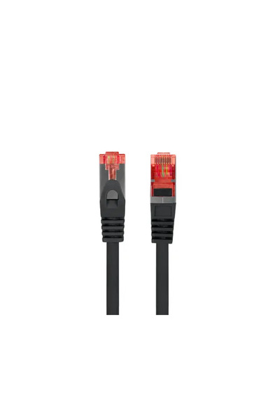 Lanberg Cablu patch Cat.6 FTP LSZH CU 0.25M Negru, testat cu FLUKE