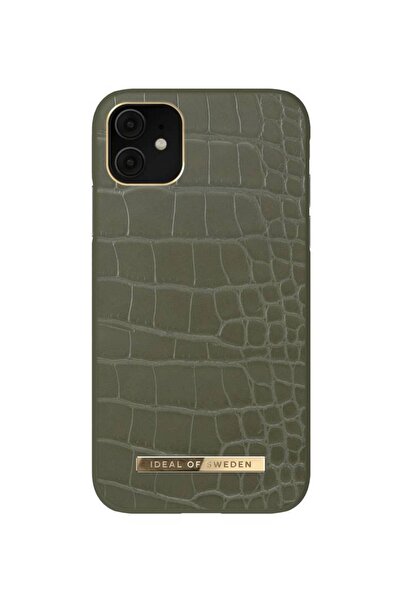 Ideal Of Sweden IDACAW21-I1961-327 Husă iPhone 11 Kaki Croco