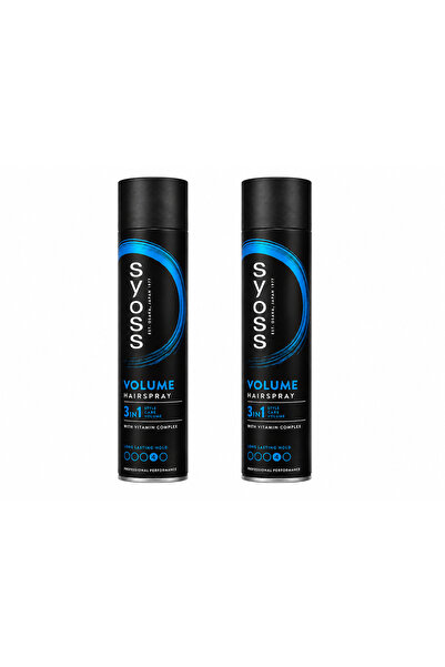 Syoss Volume Hairspray 3in1 Style Care Volume Saç Spreyi 400 ml X 2 ADET