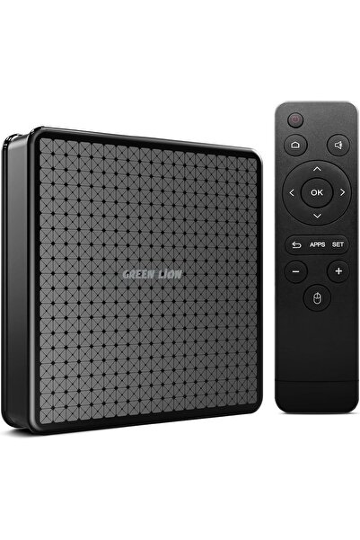 Green Lion Android TV Box, 2GB RAM & 16GB ROM, WiFi & Bluetooth Connectivity,...