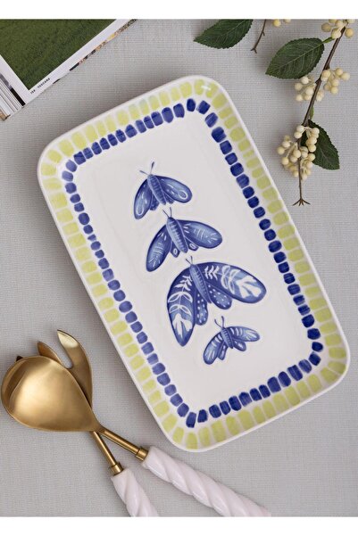 The Mia Palma Rectangular Serving Plate 31X20 cm