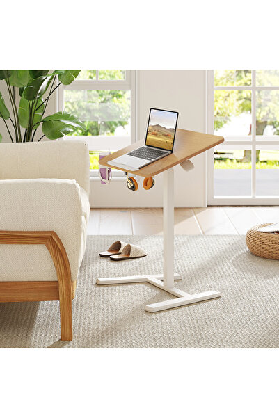 COSTWAY Foldable Standing Desk with Tiltable Tabletop