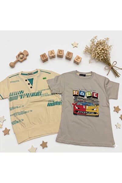 Victorino Set doua tricouri cu maneca scurt