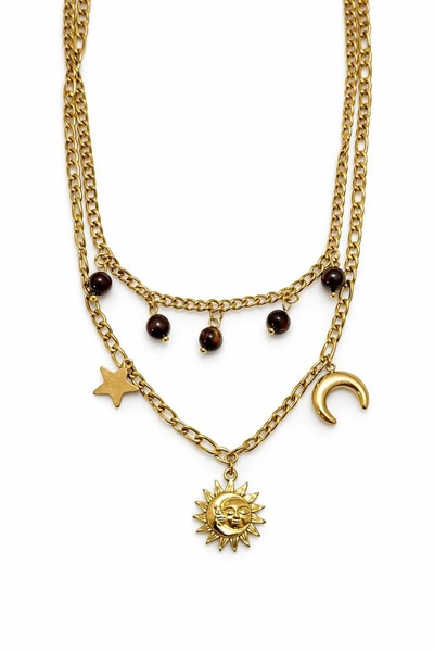 LEROSY CO. Special Edition Double Astro Necklace