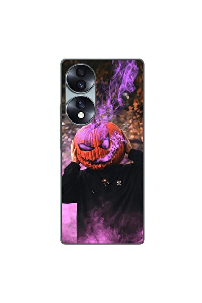 OEM Θήκη συμβατή με Honor 70, από σιλικόνη gel TPU, με σχέδιο κεφαλής κολοκύθ...