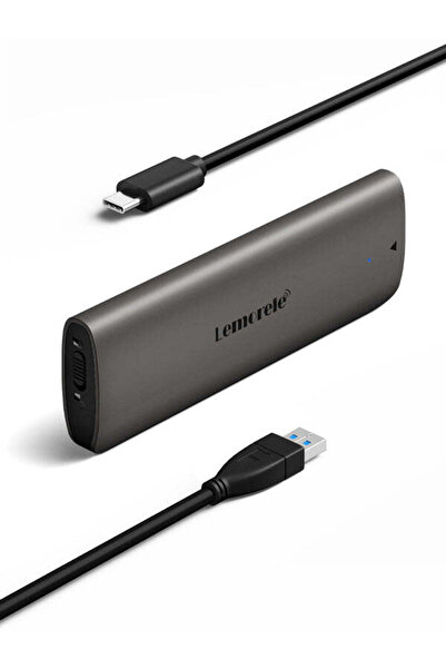 lemorele SD1 M.2 NVMe PCI-e Tool-Free SSD Disk Kutusu - 10Gbps Yüksek Hızlı U...