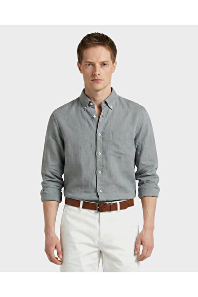 Gant Erkek Yeşil Regular Fit Gömlek