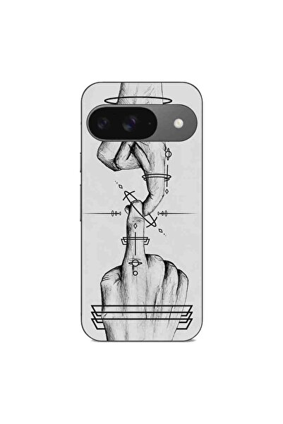 OEM Husa compatibila cu Google Pixel 9 Silicon Gel Tpu Model Universe Touch