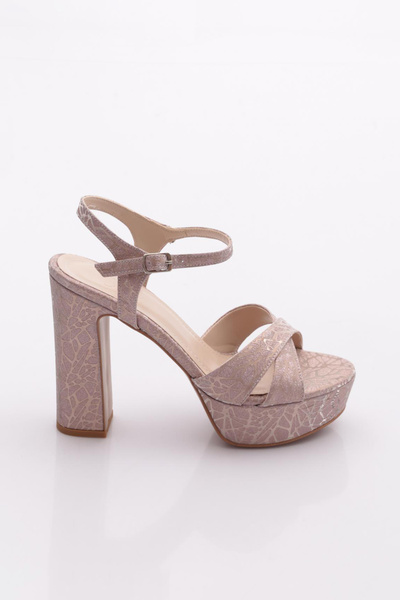 DGN 2214 Women's Evening Dress Heeled Shoes