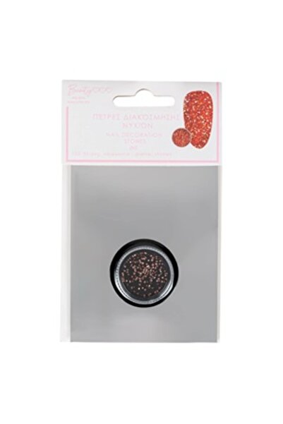 Zumzeria Golden Pink Decorative Nail Stones - 150pcs