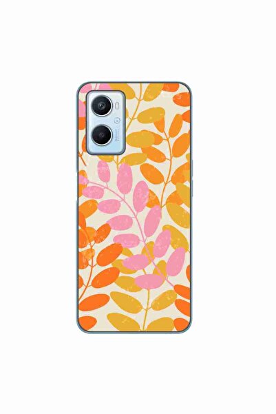 OEM Case compatible with Oppo A96 4G Silicon Gel Tpu Pattern Summer Leaves