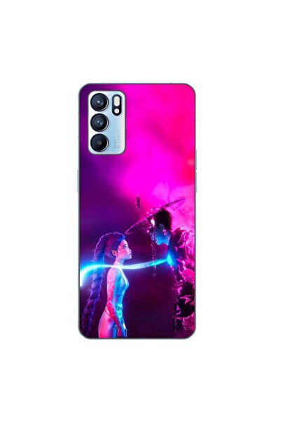 OEM Husa compatibila cu Oppo Reno6 5G Silicon Gel Tpu Model KPop Demon Hunter...
