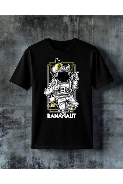 COMVİCHO Astronaut Music Printed Oversize T-Shirt