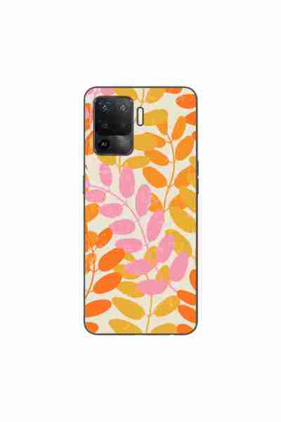OEM Husa compatibila cu Oppo Reno5 Lite Silicon Gel Tpu Model Summer Leaves