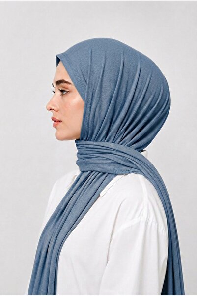 bonni Çift Dikişli Penye Şal 70x185 cm – Yumuşak Dokulu Kaymaz Günlük Şal