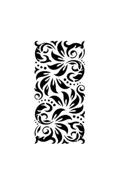 Eni Design 3D Στένσιλ, Διάλογος Φύλλων, 40x60 εκ., επαναχρησιμοποιούμενο, πλα...