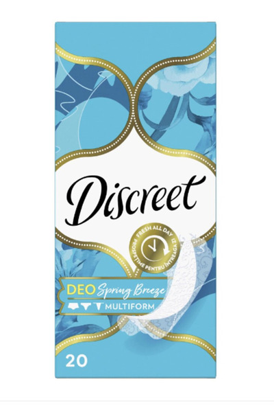 Discreet Absorbante Deo Spring Breeze 20 pcs