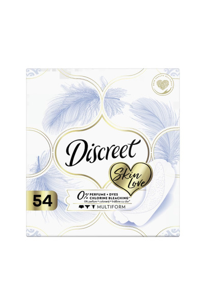 Discreet Hygienic absorbent pads, Discreet, Multiform Skin Love, 54 pcs