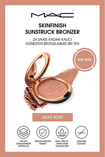 M.A.C Skinfinish Sunstruck Bronzer - Radiant Light Rosy
