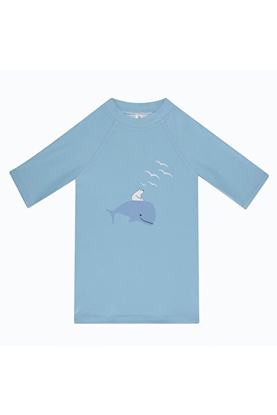 SLIPSTOP St20110021 Solo Print Mavi Çocuk T-Shirt