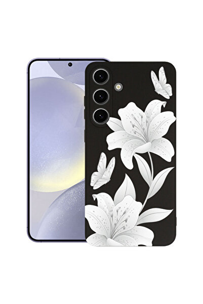 bestcase Husă TPU Ultra Slim Case For Samsung Galaxy S26, Floral - Elegant Wh...