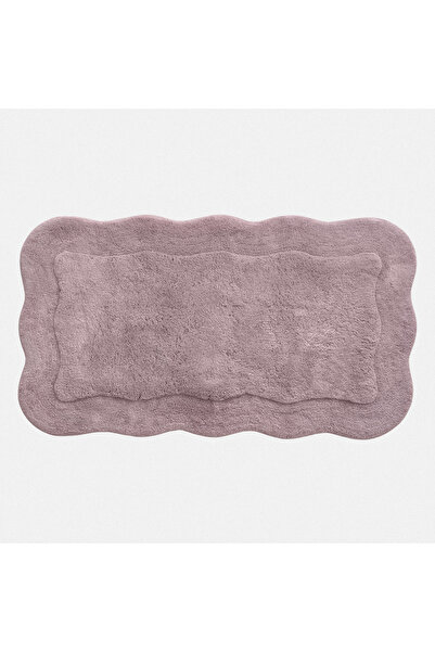 Ecocotton سجادة حمام سارة 100% قطن بنفسجي فاتح 70x120