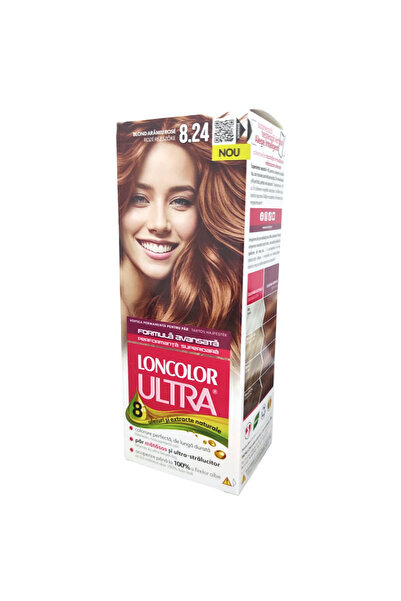 Loncolor Vopsea de Par Ultra 8.24 Blond Aramiu Rose, 50 ml