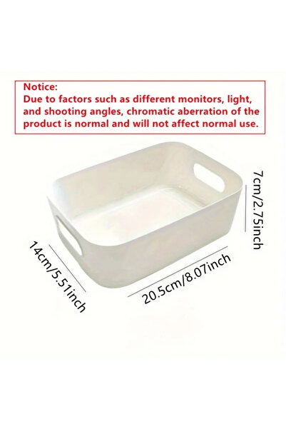 Choice 1Pcs 1pcs 1Pcs White Plastic Storage Box，with Handle - Multifunctional...