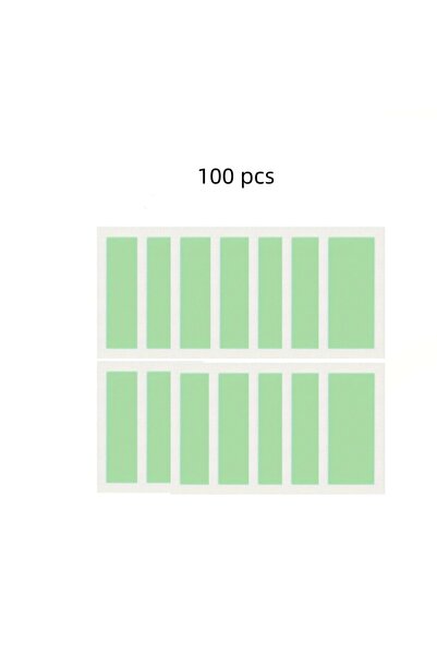 Choice4 Green 100pcs 10/20/100 Pcs Depilatory Wax Strips Hair Removal Wax Pap...