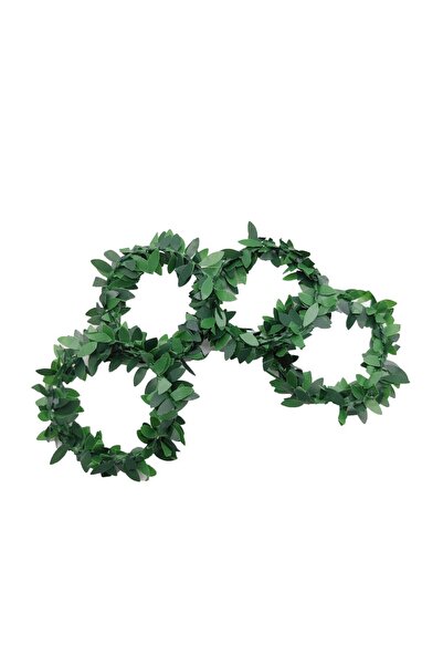 Choice 6pcs 10 Pcs Plastic Green Leaf Rattan Shaped Napkin Ring Woven Handmad...