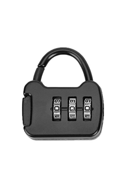 choice2 black 2pcs Zinc Alloy 3 Digit Code Combination Password Lock Portable...