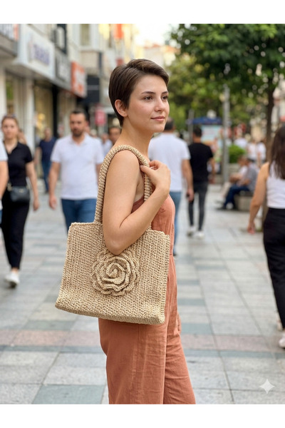 EL YAPIMI Megahan boutıquetasarım kagıt ıp sarı renk gumus sım detaylı trend ...