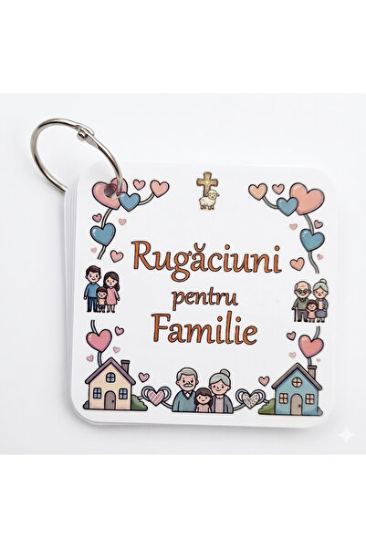 OEM Primul meu set de Rugaciuni pentru Familie – 18 Cartonașe prinse cu inel ...