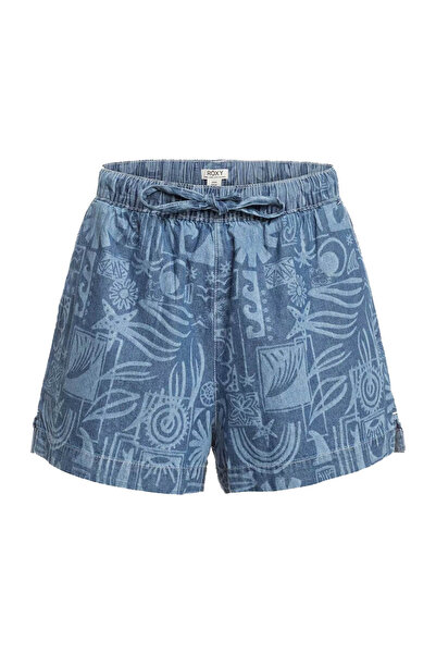 Roxy Womens Lekeitio Break High Denim Shorts M