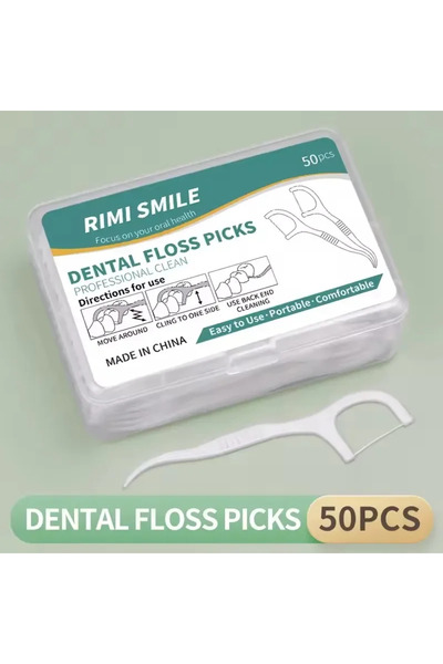 Choice 1 boxe with 50PCS 1/3/6/20 Box Portable Disposable Dental Floss Plasti...